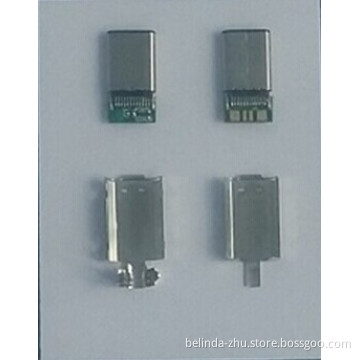 USB C Type with Resistor 2.0 Soldering Type 4 Pin